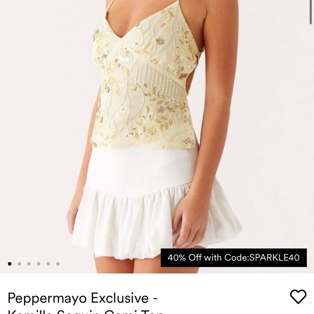 Kamilla XS Peppermayo top